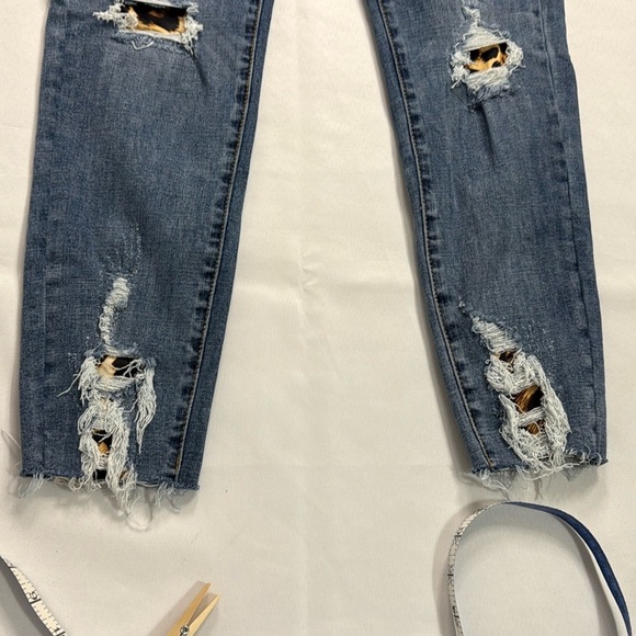 KanCan Blue Skinny Jeans with Modern Fading - Picture 4 of 9